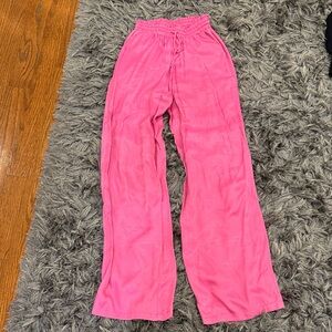 Zara Pink Straight Leg Pants